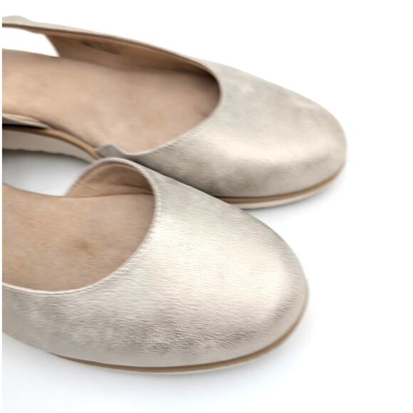Soul Naturalizer Idea-Dorsay Slingback Flats Women's Light Gold Size US10M EU41 - Picture 11 of 11